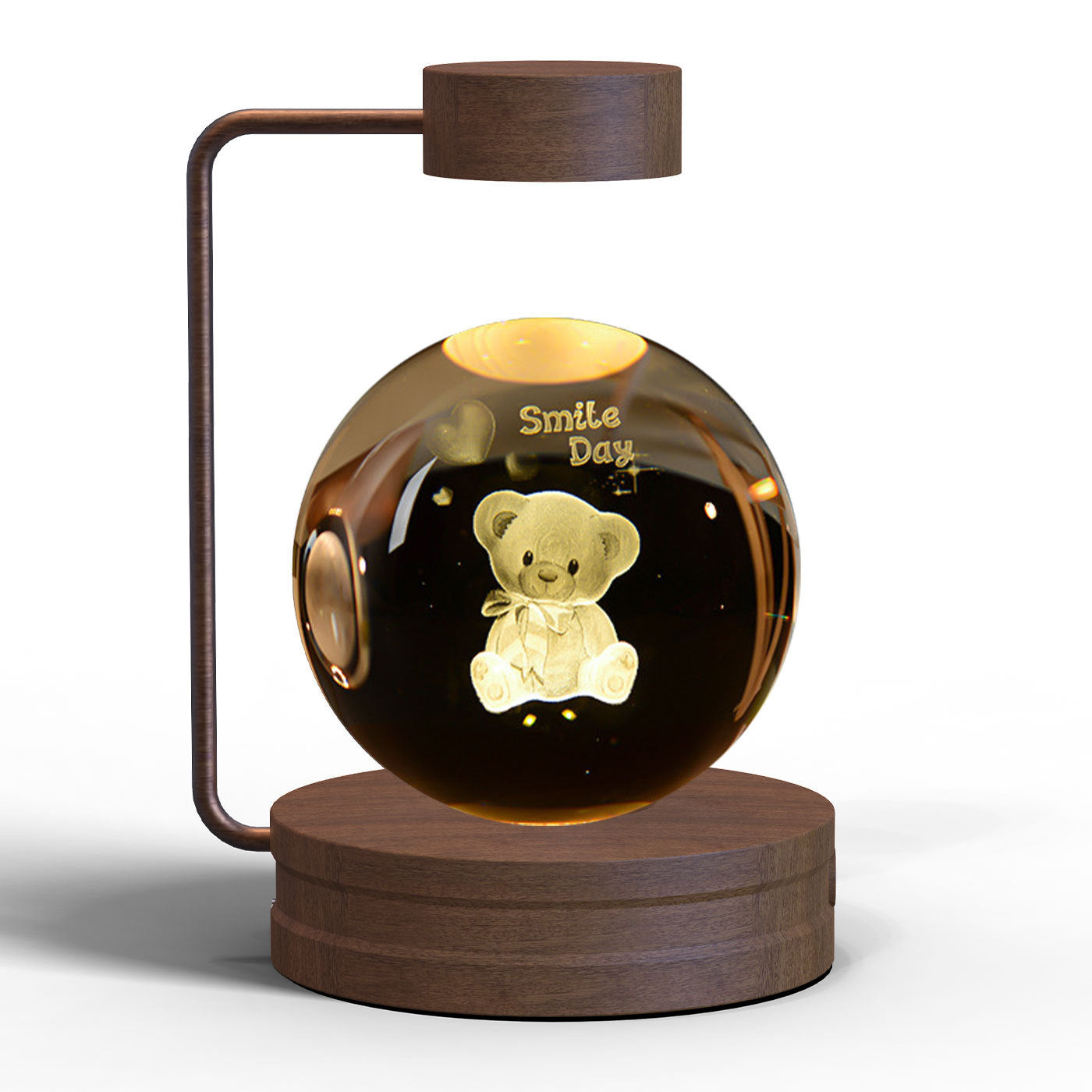 Crystal Ball USB Power Warm Bedside Light Birthday Gift Night Lamp